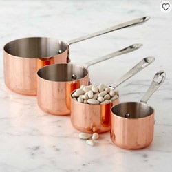 Copper Measuring Cups (Set of 4)